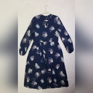 Floral Long Sleeve Dress